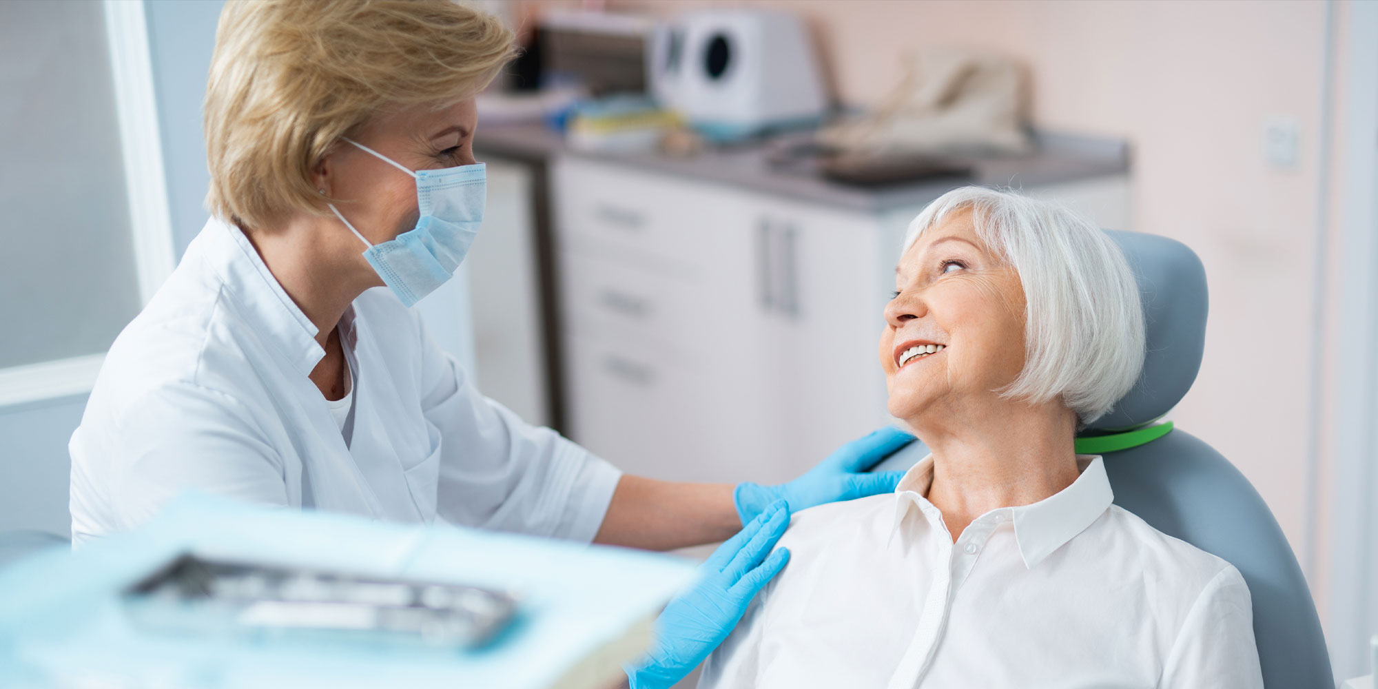 implant candidate preparing for procedure
